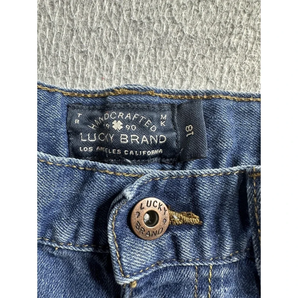 Lucky‎ Brand Jeans Boys 18 Blue Authentic Skinny Stretch Denim Adjustable Waist